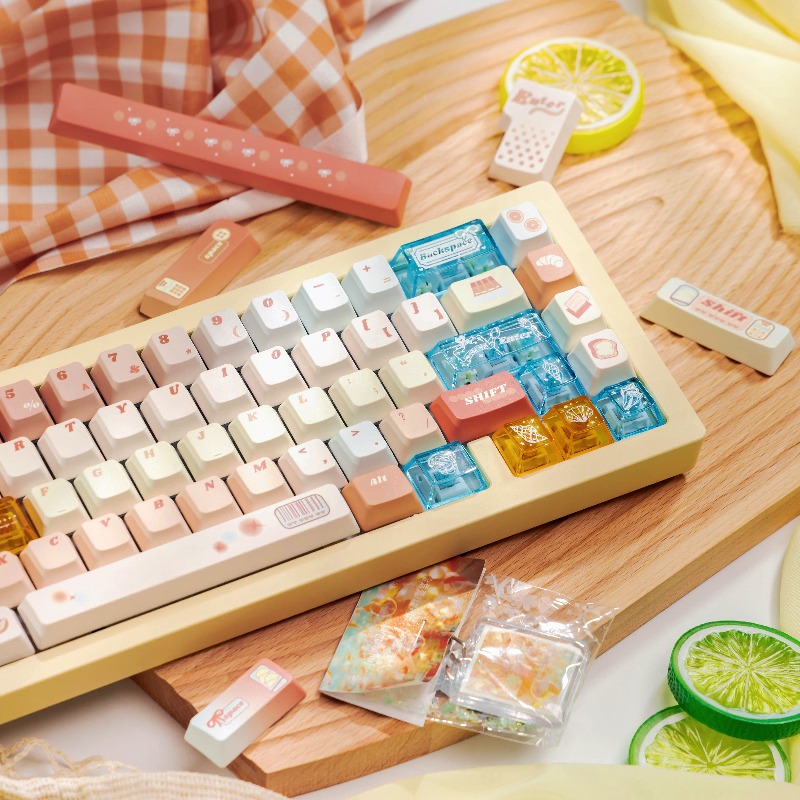 Pc Gaming Orange - Orange Sea Theme Tastenkappen-Set, individuelle PC-transluzente