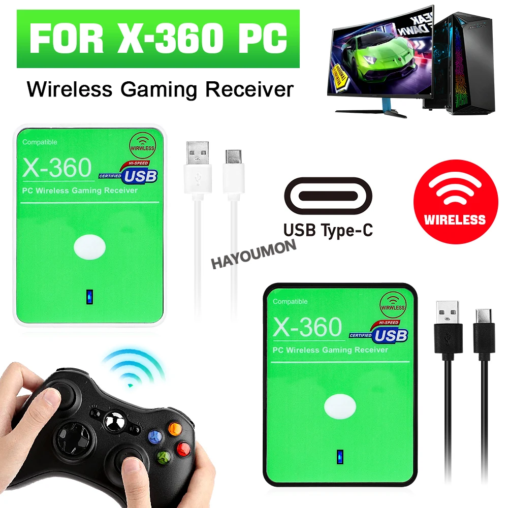 Pc Gaming Windows 7 - Kabelloser Gaming-Empfänger, USB-Controller, Gamepad-Konverter, PC-Adapter, Plug&Play,