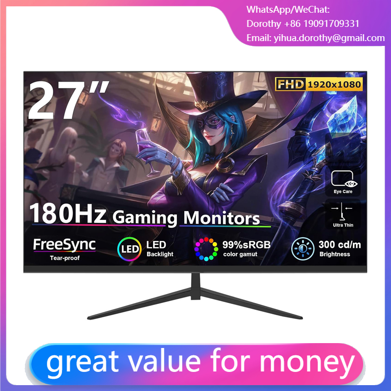 Pc Gaming Ultra - 27 Zoll ultradünnes IPS-LCD-Gaming 100/144/180/240 Hz