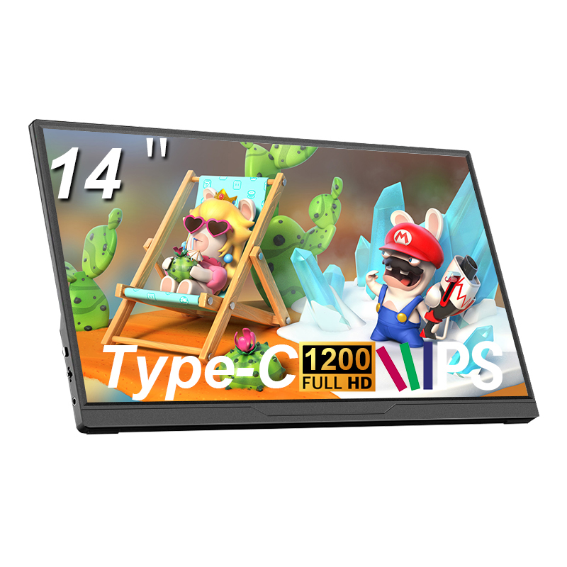 Pc Gaming Gigabyte - LANLIPU14 Zoll tragbarer Monitor, 1200P Gaming-Ultradünnes
