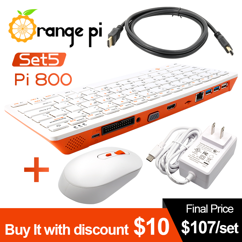 Orange Pi 800 + 5V4A Typ-C-Net – Pc Gaming Orange Bewertung und Preis