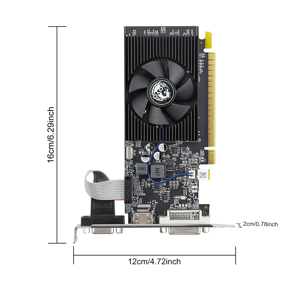 SOYO NVIDIA GPU GT610 2G Halbh – Pc Gaming Nvidia Bewertung und Preis