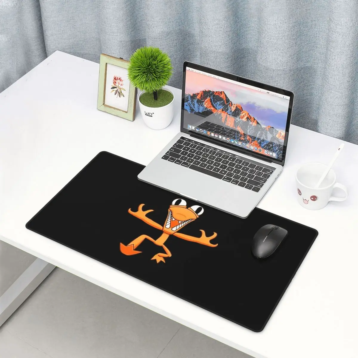 Großes Mauspad Orange Regenbog – Pc Gaming Orange Bewertung und Preis