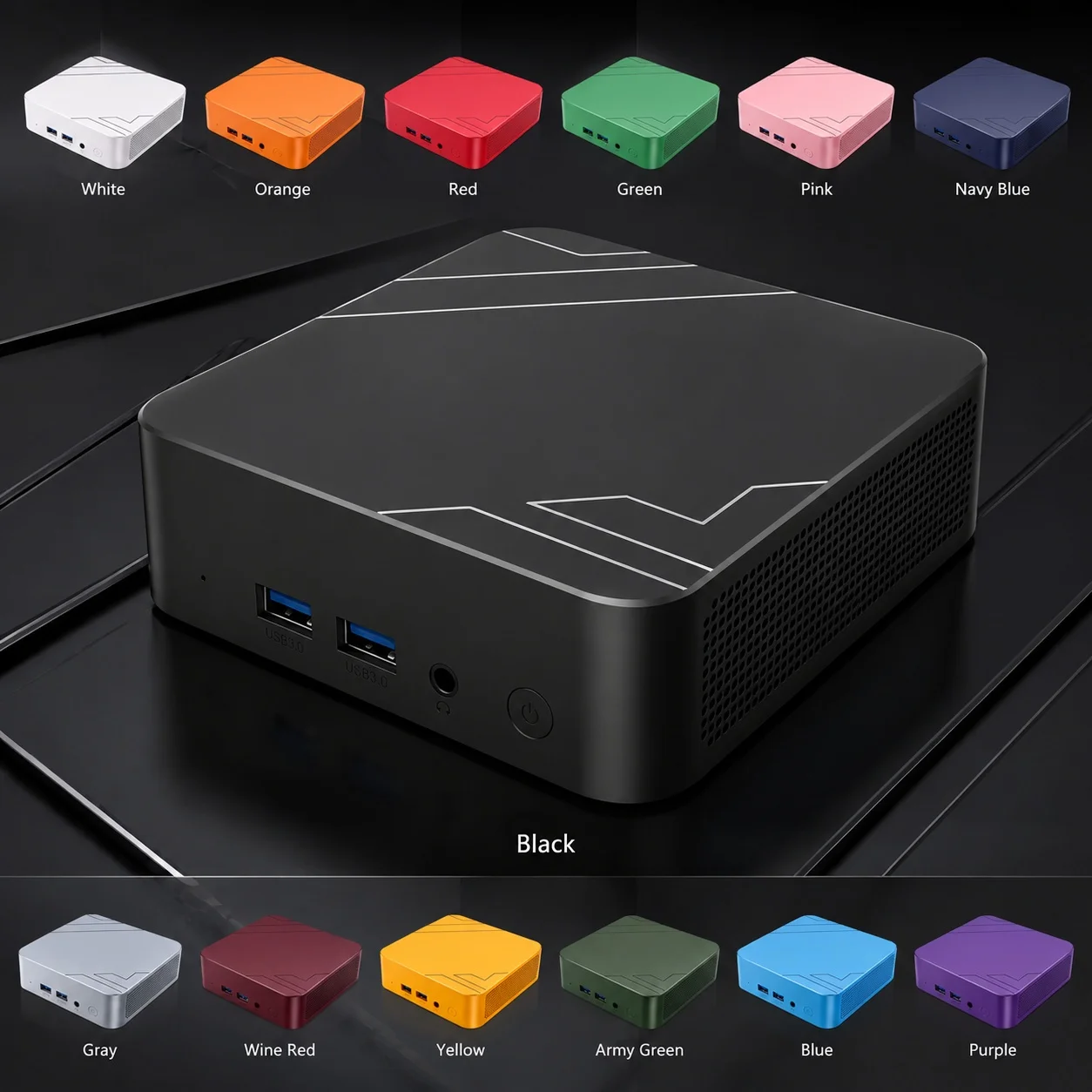 Orangefarbener Mini-PC, Intel  – Pc Gaming Orange Bewertung und Preis