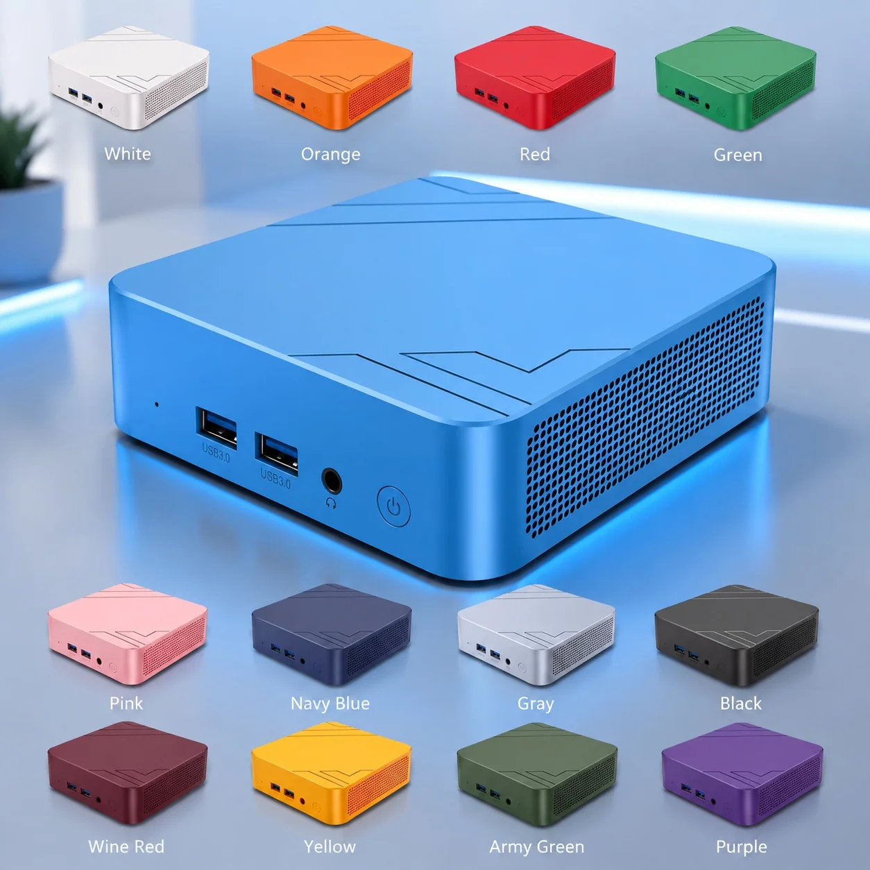 Orangefarbener Mini-PC, Intel  – Pc Gaming Orange Bewertung und Preis