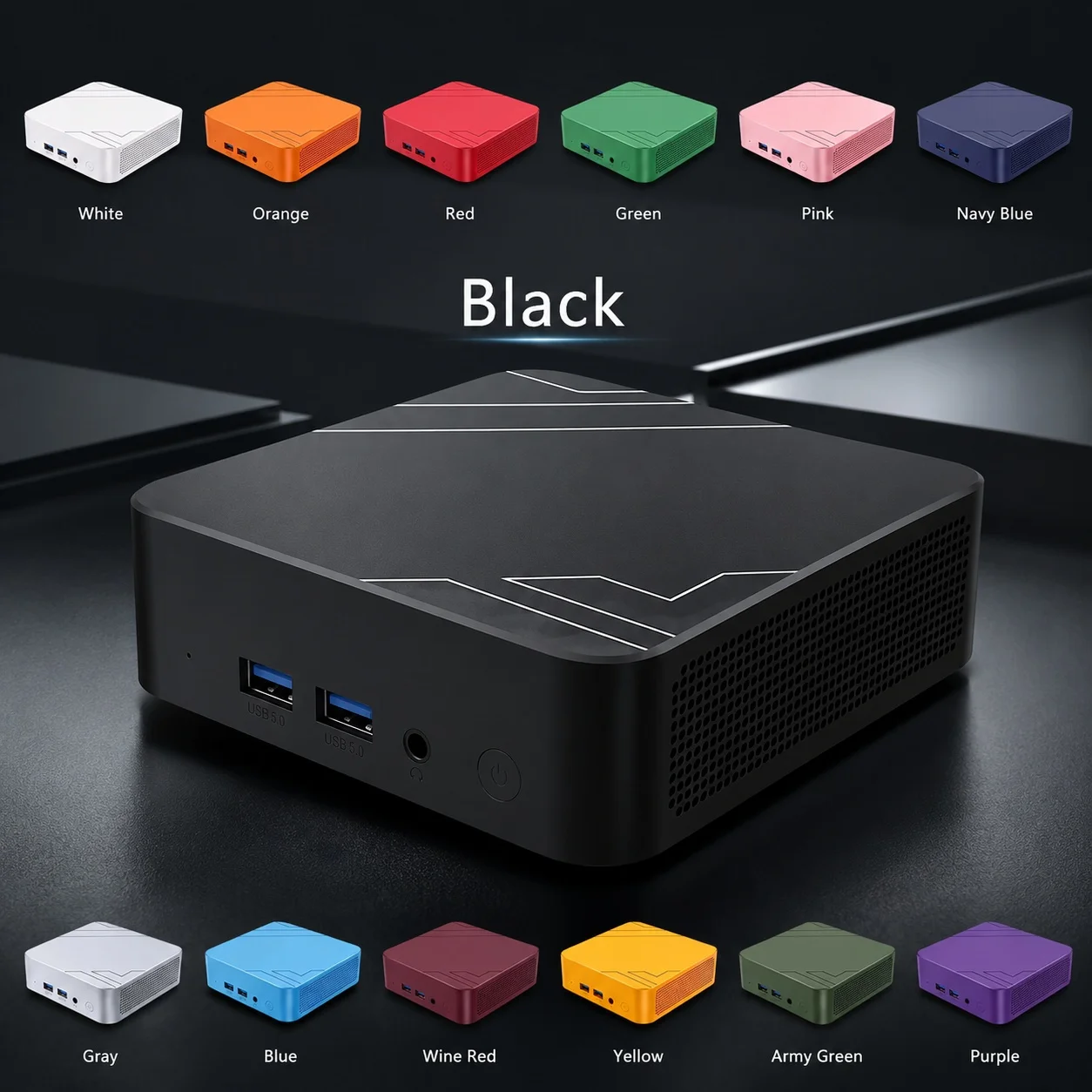 Orangefarbener Mini-PC, Intel  – Pc Gaming Orange Bewertung und Preis