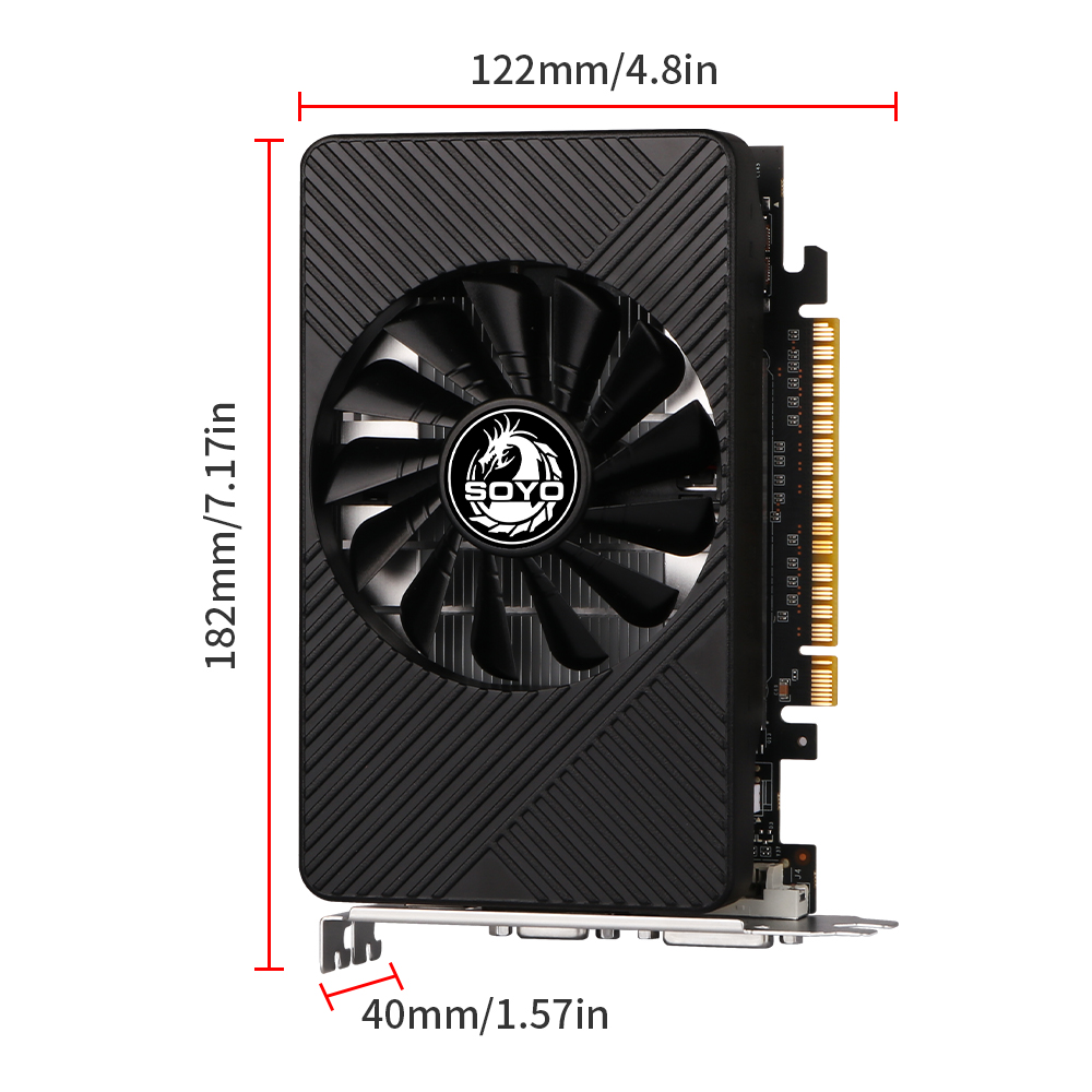 SOYO GTX 550TI GDDR5 Grafikkar – Pc Gaming Nvidia Bewertung und Preis