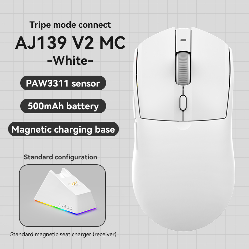AJAZZ AJ139 V2 MC Maus Tri-Mod – Pc Gaming Ultra Bewertung und Preis