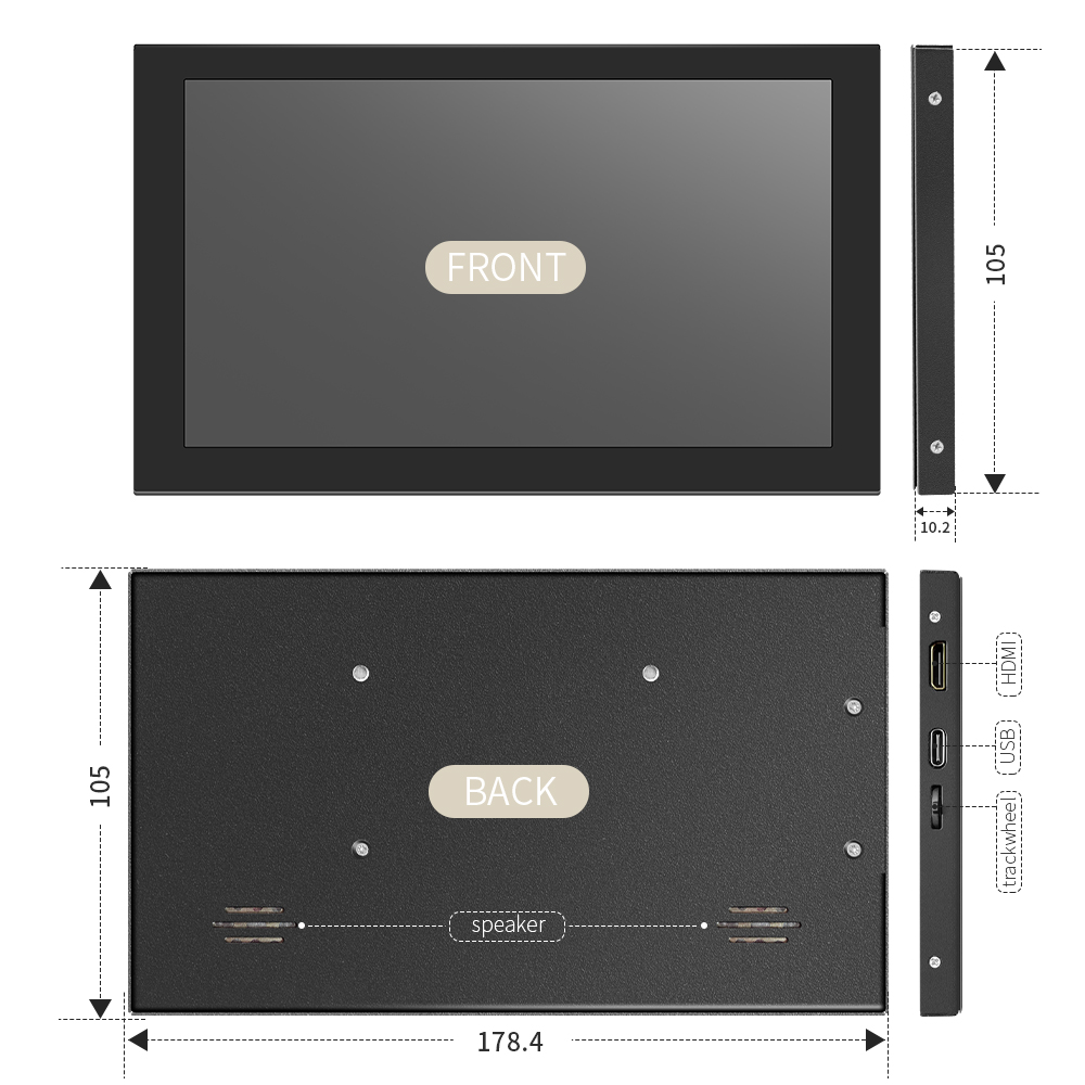 7-Zoll LCD Touchscreen-Panel I – Pc Gaming Gigabyte Bewertung und Preis