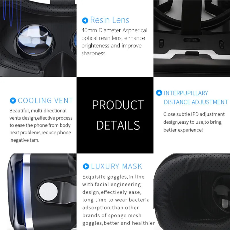 VR Shinecon 6.0 Kopfhörerversi – Pc Gaming Vr Headset Bewertung und Preis